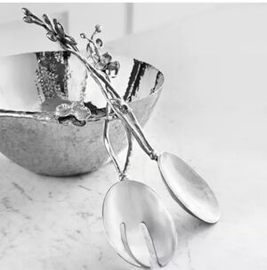 Michael Aram White Orchid Server Set NIB